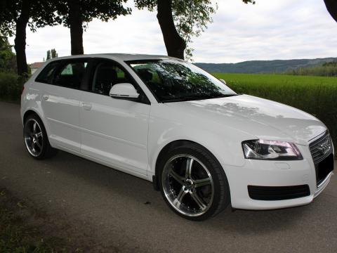 Audi Audi A3 diesel Blanche Audi A3 diesel  Blanc