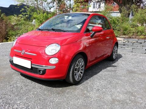 FIAT 500 1.2 8V 70 S/S LOUNGE Rouge