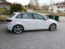 Audi Audi A3 Blanche Cause de Voyage Audi A3 Blanche Cause de Voyage Blanc