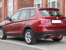 BMW X3 Rouge